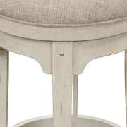 Morgan Creek Console Swivel Stool in Antique White image