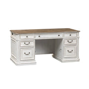 Magnolia Manor Credenza & Hutch image