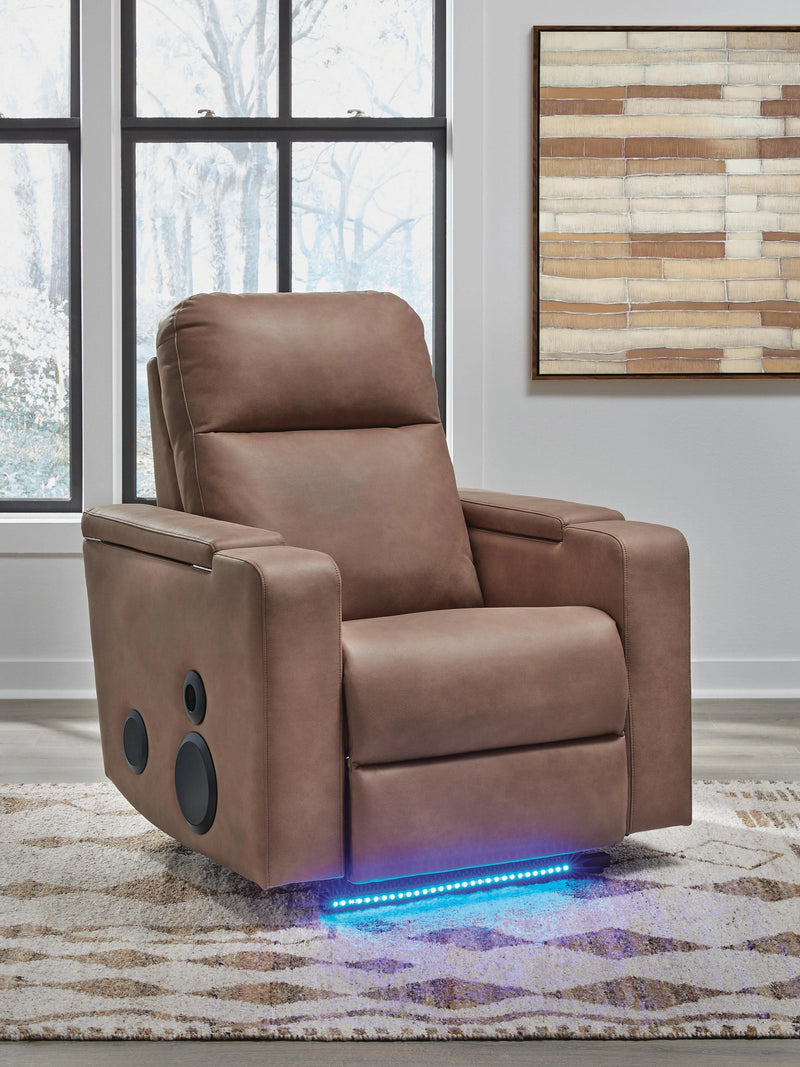 Flinlock Power Glider Recliner with Audio System