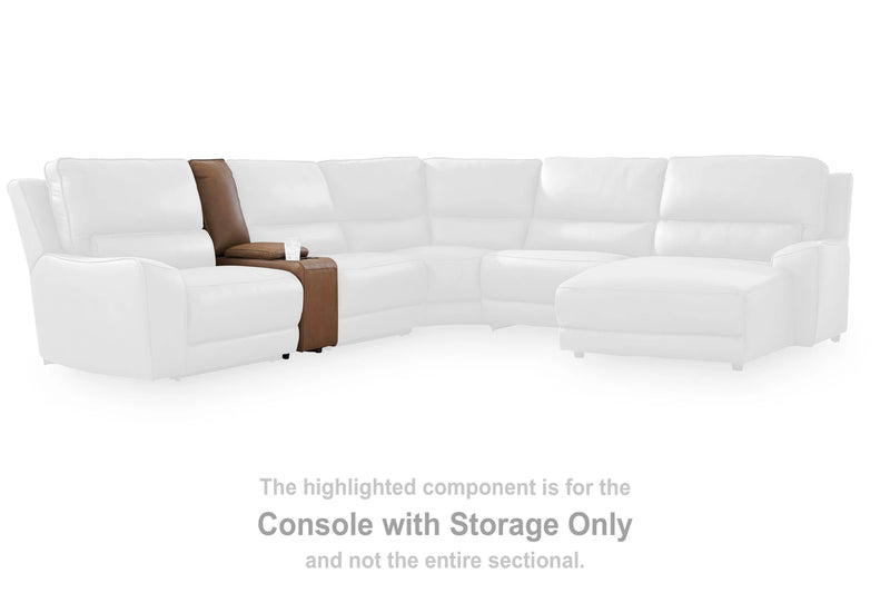 Silverbrooke Reclining Sectional with Chaise and Storage Consoles