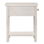 Modern Farmhouse Drawer Chair Side Table image