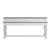 Magnolia Manor Console Bar Table in Antique White image