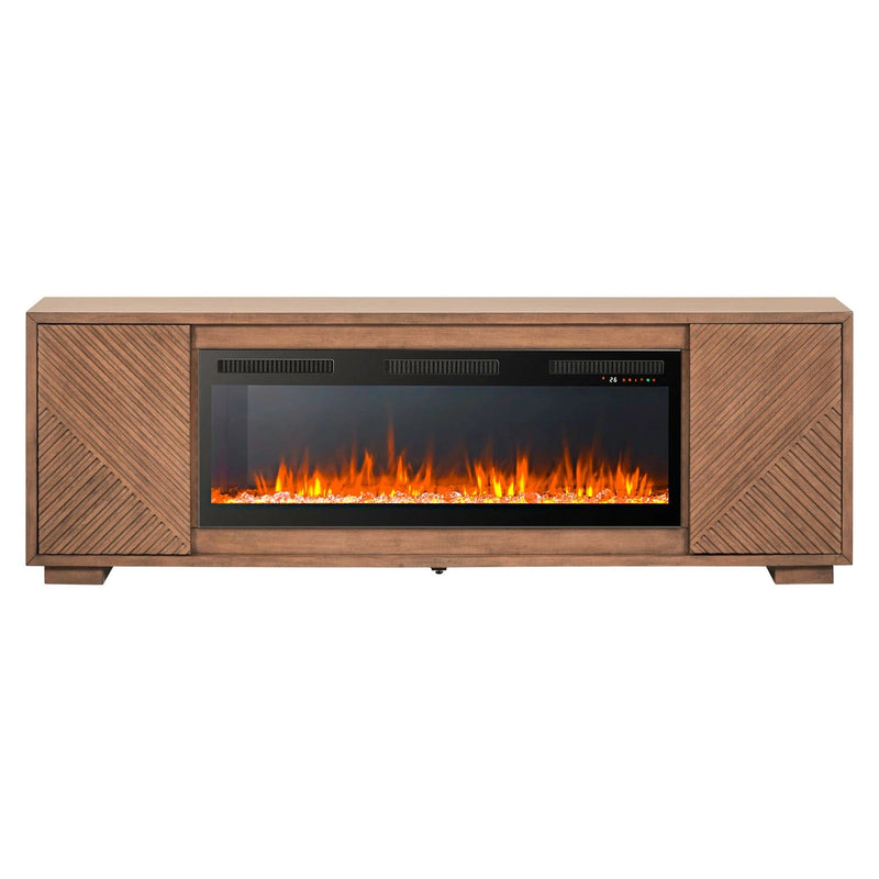 Fireplace TV Consoles 214 84 Inch Console w/ Fire FTS image