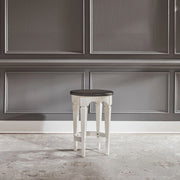Allyson Park Console Stool in Wirebrushed White image