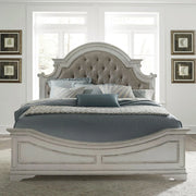 Magnolia Manor Uph Bed, Dresser & Mirror, Chest, Night Stand image