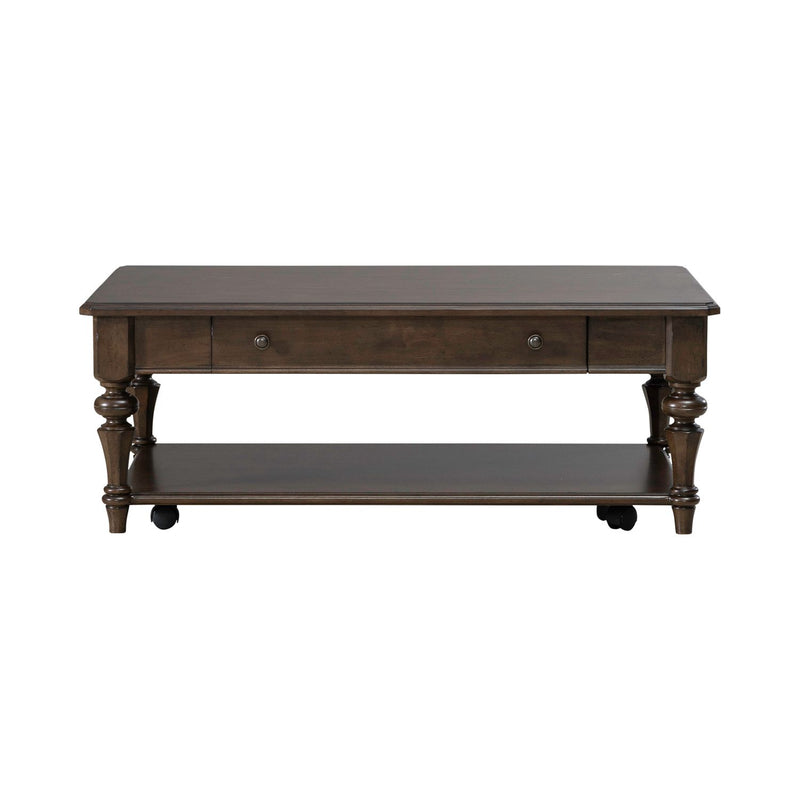Arden Road Rectangular Cocktail Table in Satin Cherry image