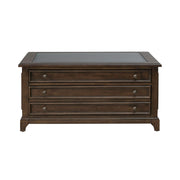 Arden Road Square Collector Cocktail Table in Satin Cherry image