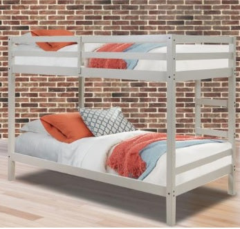 Gray Twin/Twin Wood Bunk Bed