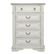 Abbey Park King California Panel Bed, Dresser & Mirror, Chest, Night Stand image
