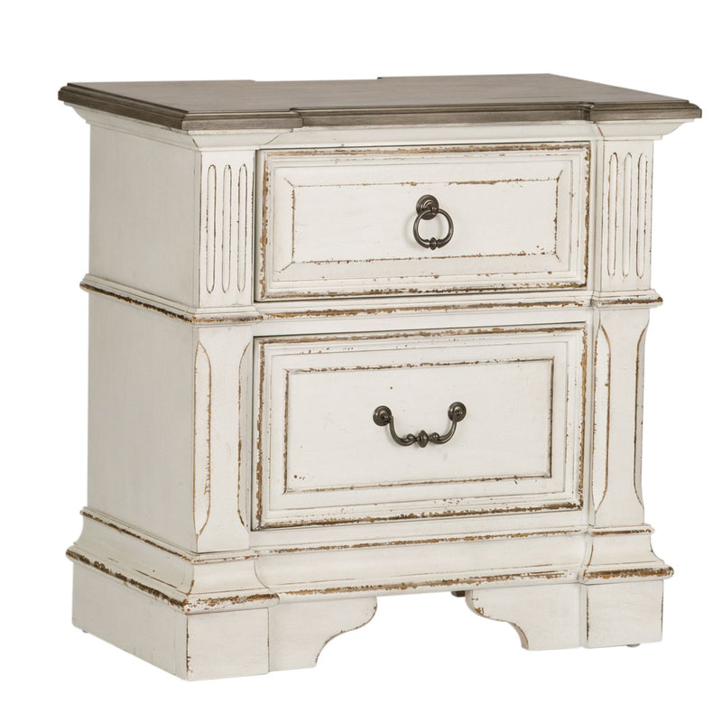 Abbey Park Uph Sleigh Bed, Dresser & Mirror, Chest, Night Stand image