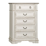 Abbey Park Panel Bed, Dresser & Mirror, Chest, Night Stand image