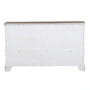 Magnolia Manor Leg 9 Drawer Dresser in Antique White image
