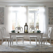 Magnolia Manor Opt 5 Piece Leg Table Set image