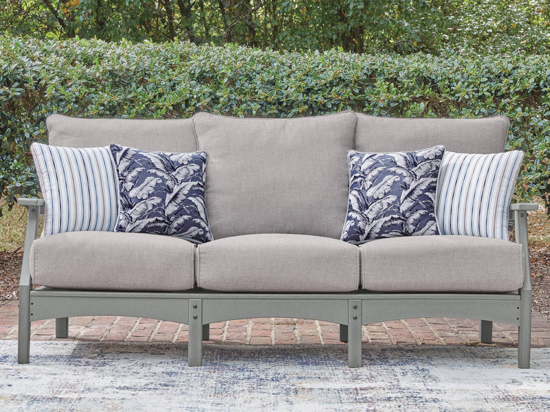 Lone View Bay Outdoor Sofa with Cushion