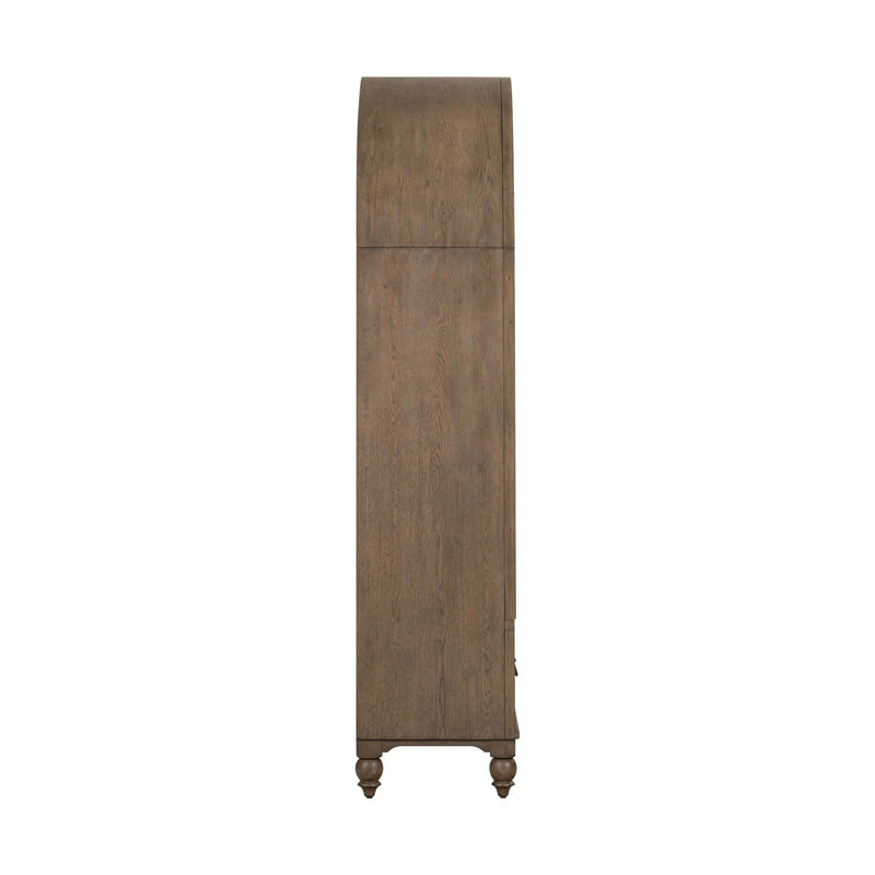 Americana Farmhouse Arched Display Cabinet image