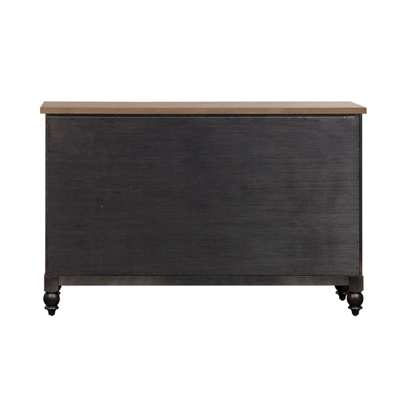 Americana Farmhouse 9 Drawer Dresser in Black image