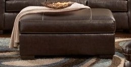 Austin Chocolate Ottoman