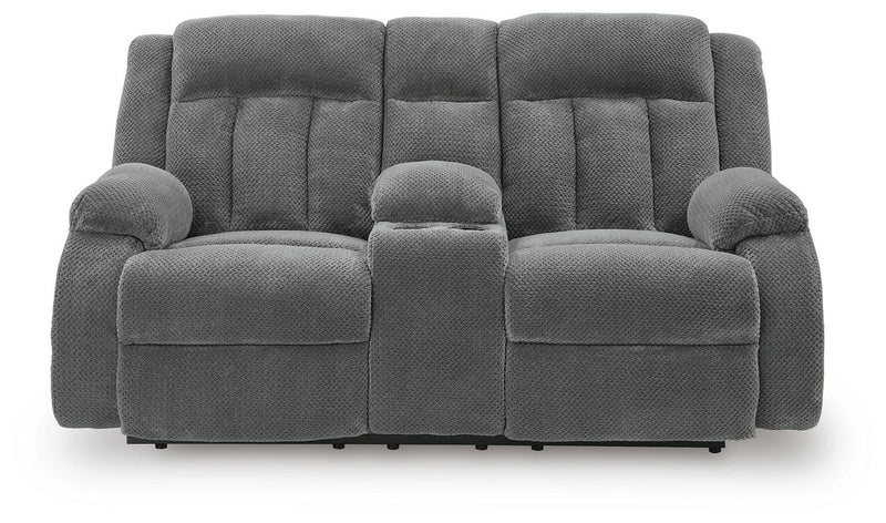 Greely Bend Power Reclining Loveseat with Console