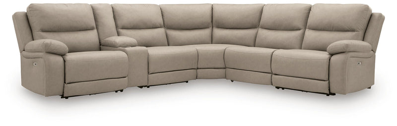 Brannigan Reclining Sectional with Storage Console
