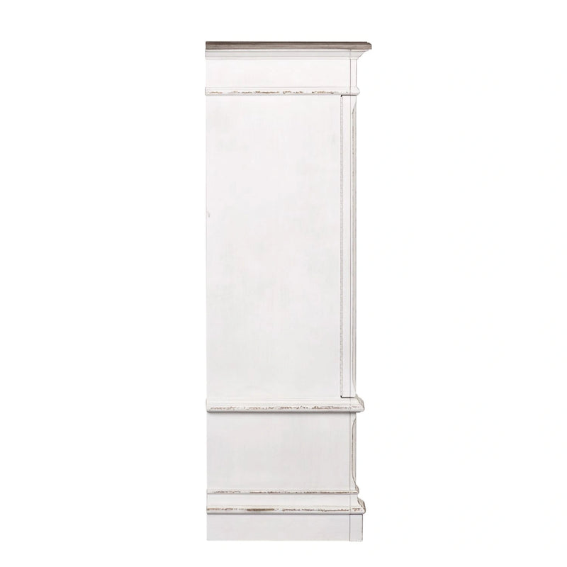 Abbey Park Mirrored Door Chest in Antique White image