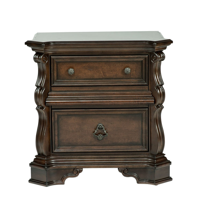 Arbor Place King Sleigh Bed, Dresser & Mirror, Night Stand