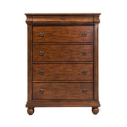 Rustic Traditions King California Sleigh Bed, Dresser & Mirror, Chest image