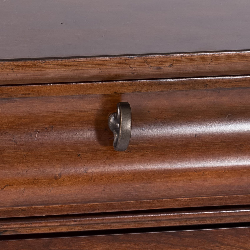 Rustic Traditions Sleigh Bed, Dresser & Mirror image