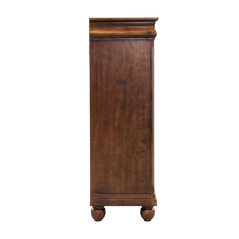 Rustic Traditions 5 Drawer Chest in Rustic Cherry image