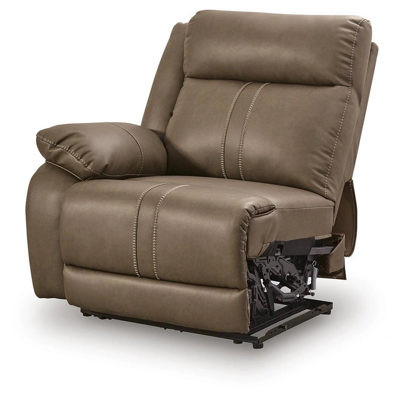 Max-Media Power Reclining Sectional with Audio Console