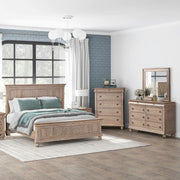 Rustic Traditions Panel Bed, Dresser & Mirror, Chest image