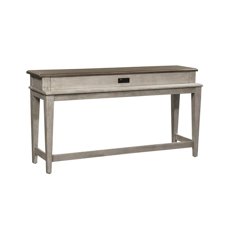 Heartland Console Bar Table in Antique White image