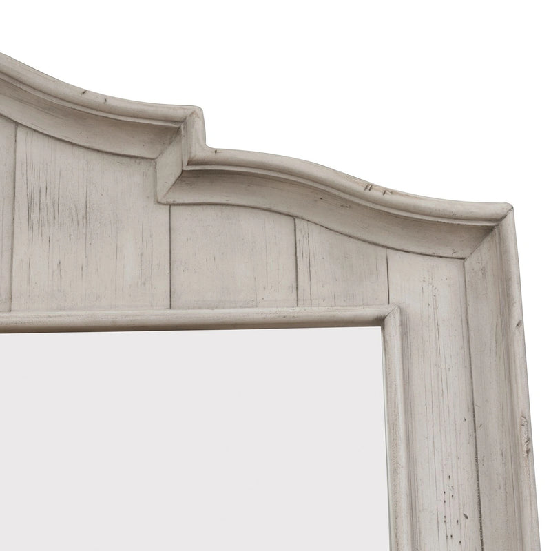 Farmhouse Reimagined Mirror in Antique White image