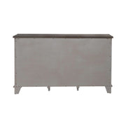 River Place Accent Server in Riverstone White & Tobacco image