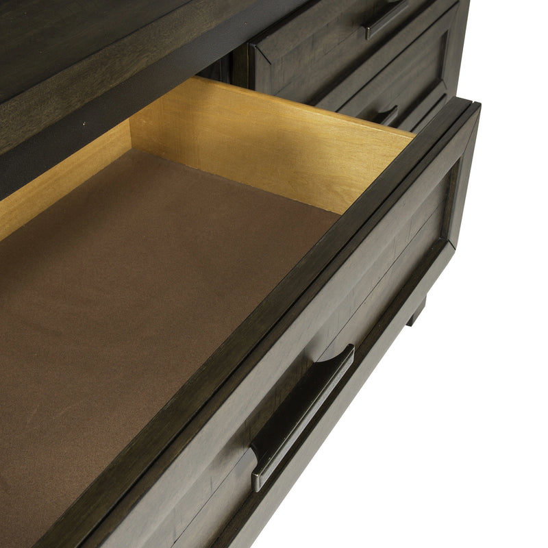 Thornwood Hills Two Sided Storage Bed, Dresser & Mirror image