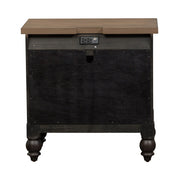 Americana Farmhouse 2 Drawer Nightstand in Black image