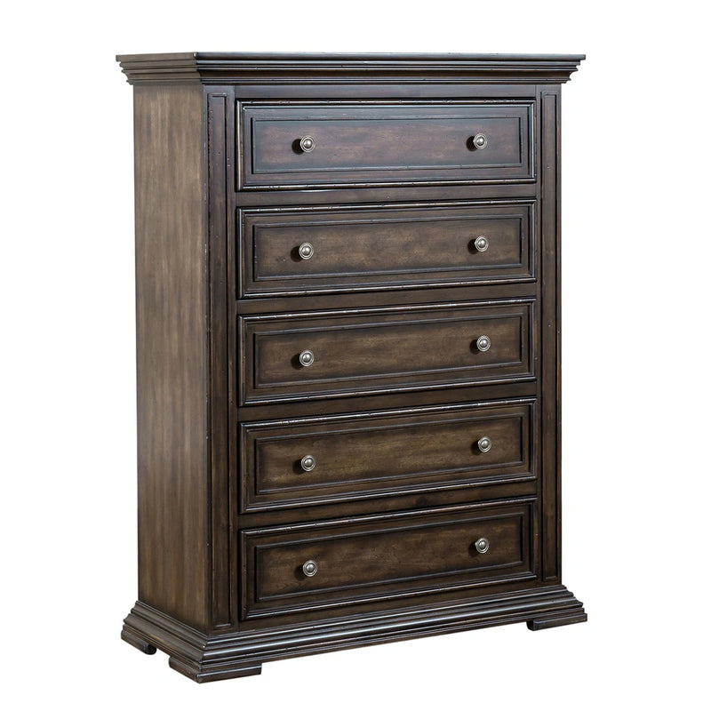 Big Valley Panel Bed, Dresser & Mirror, Chest, Night Stand image