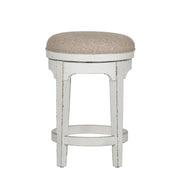 Magnolia Manor Console Swivel Stool in Antique White image