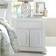 Summer House 1 Drawer Nightstand in Oyster White image