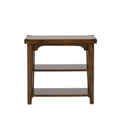 Aspen Skies Chair Side Table in Russet Brown image
