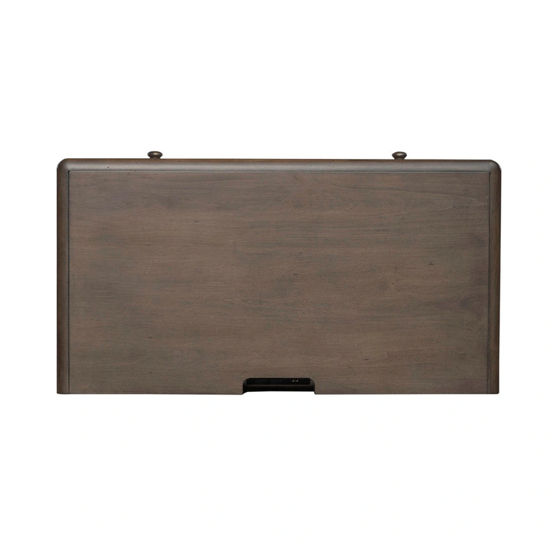 Ivy Hollow 3 Drawer Bedside Chest w/ Charging Station in Weathered Linen image