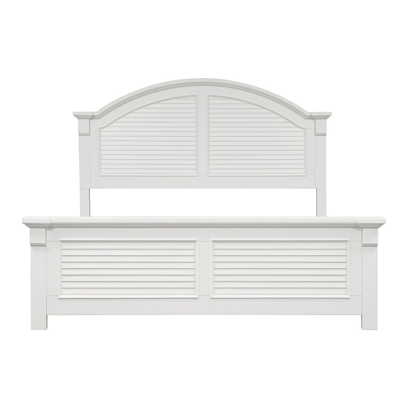 Summer House I King Panel Bed, Dresser & Mirror, Chest