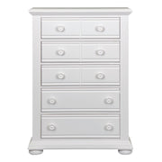 Summer House 5 Drawer Chest in White image