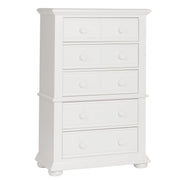 Summer House 5 Drawer Chest in Oyster White image