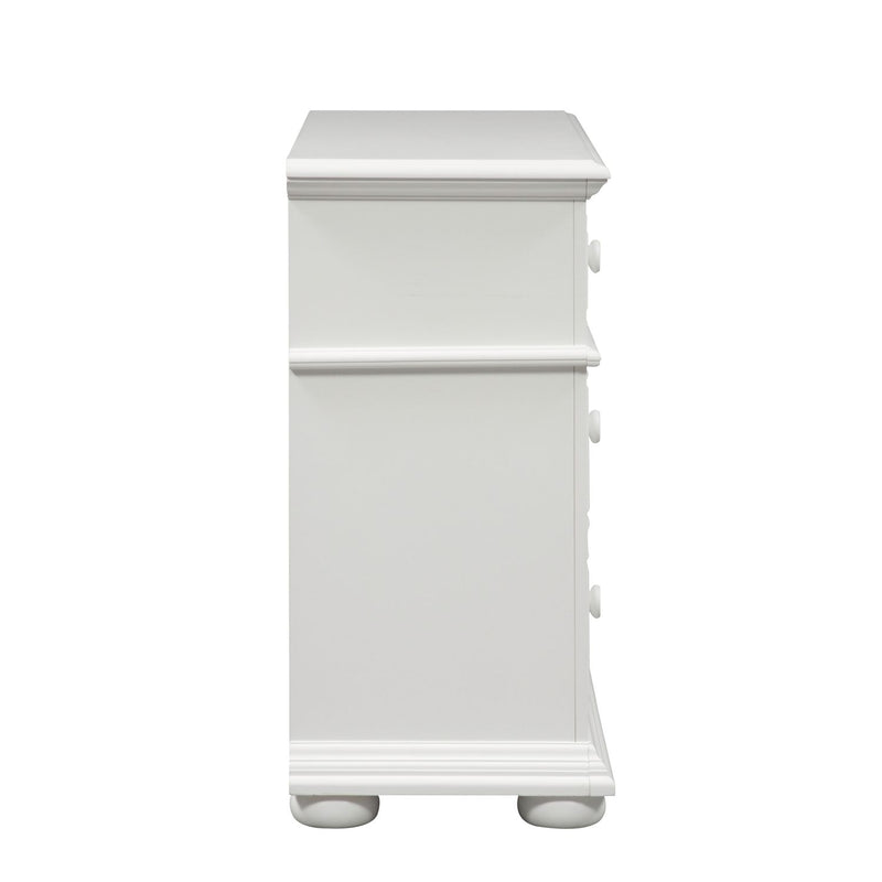 Summer House Media Chest in Oyster White image
