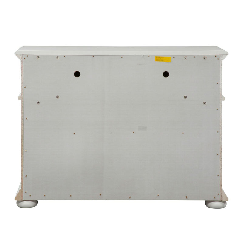 Summer House Media Chest in Oyster White image