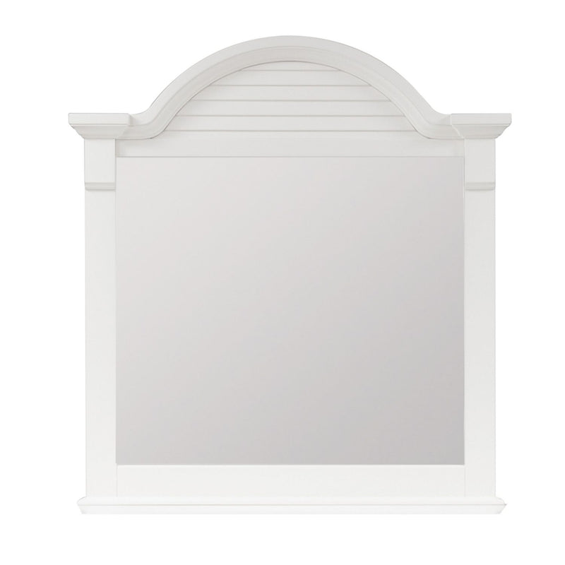 Summer House Mirror in Oyster White image
