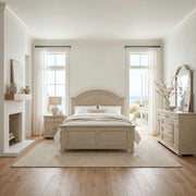 Summer House Queen Panel Bed, Dresser & Mirror, Night Stand image