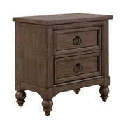 Americana Farmhouse Sleigh Bed, Dresser & Mirror, N/S image
