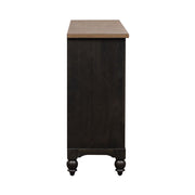 Americana Farmhouse 9 Drawer Dresser in Black image