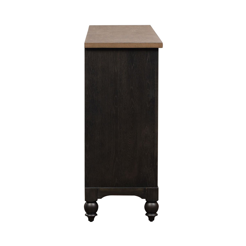 Americana Farmhouse 9 Drawer Dresser in Black image